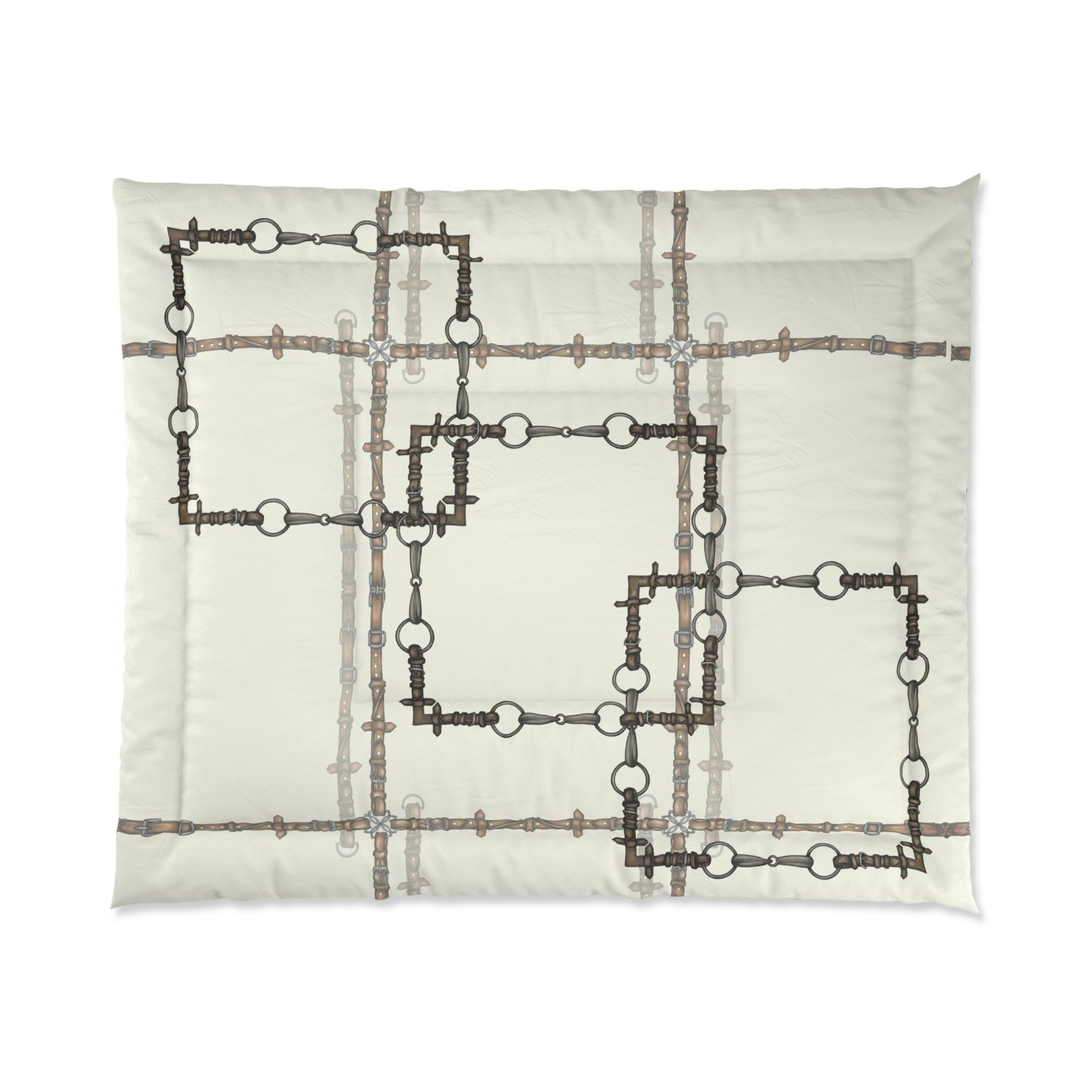 Equestrian Bit Design Comforter