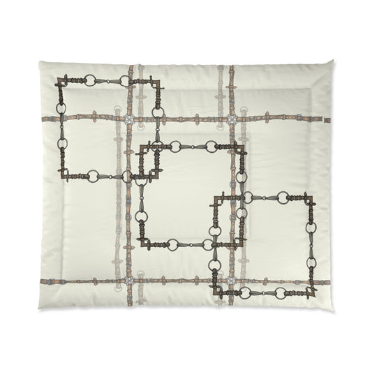 Equestrian Bit Design Comforter