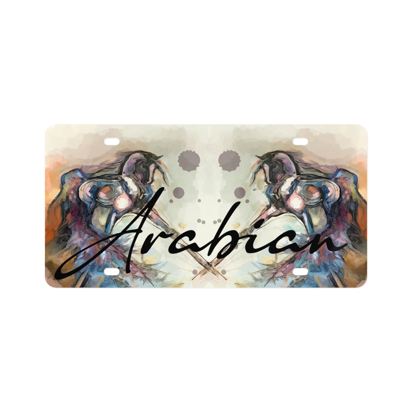 Arabian Horse Art License Plate