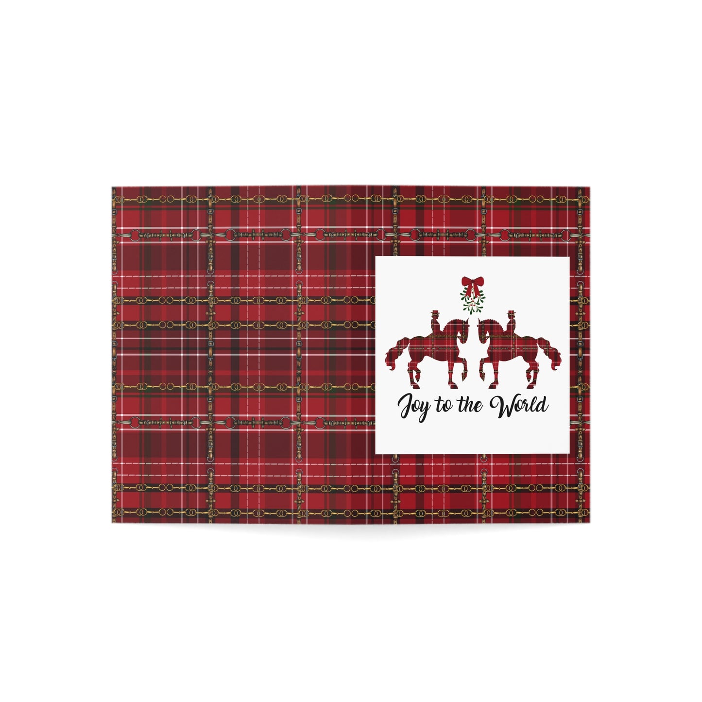 Joy to the World Christmas Cards with an Equestrian Flare