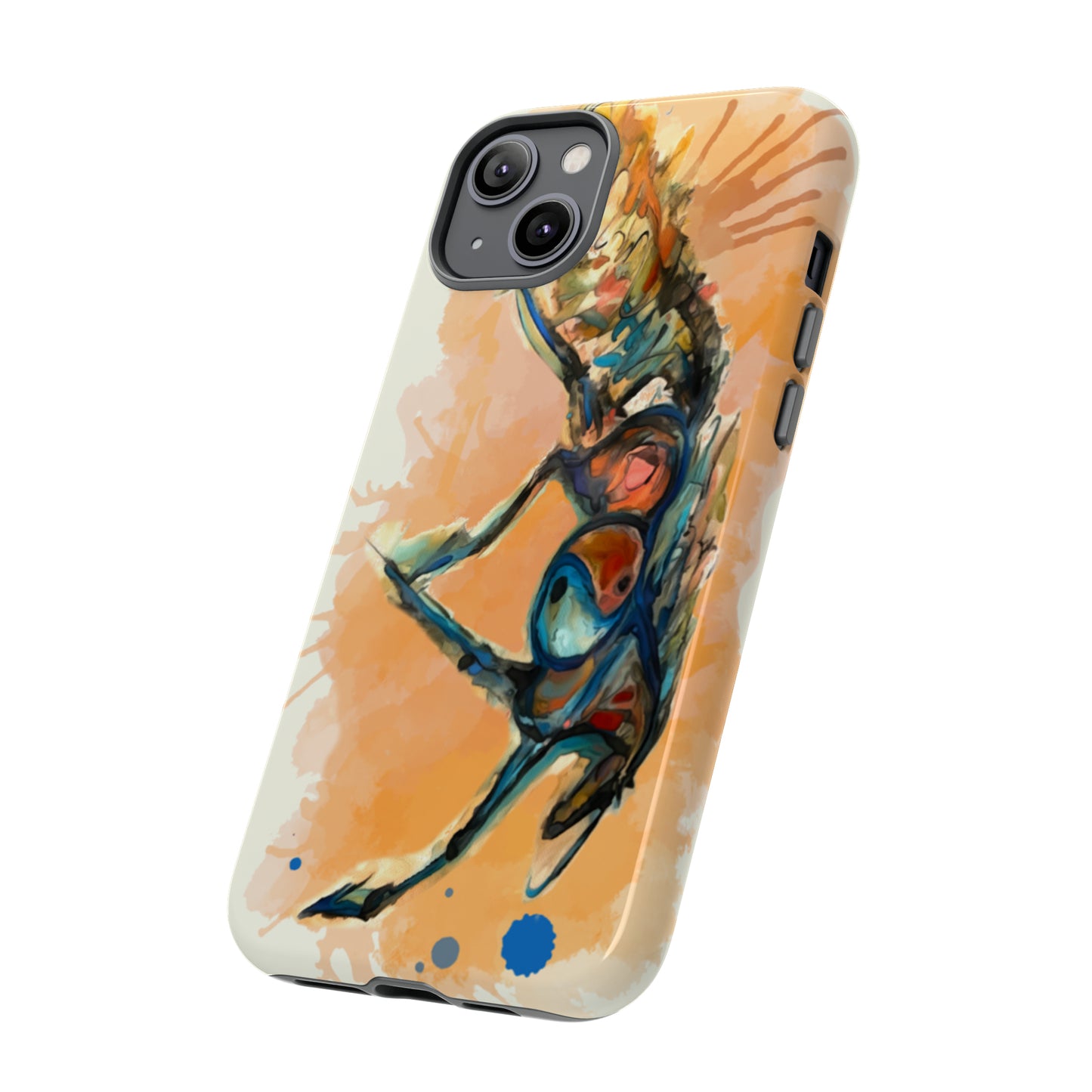 Yin Yang Watercolor Horse Horse Lover Gift Study Tough Case Phone Case.