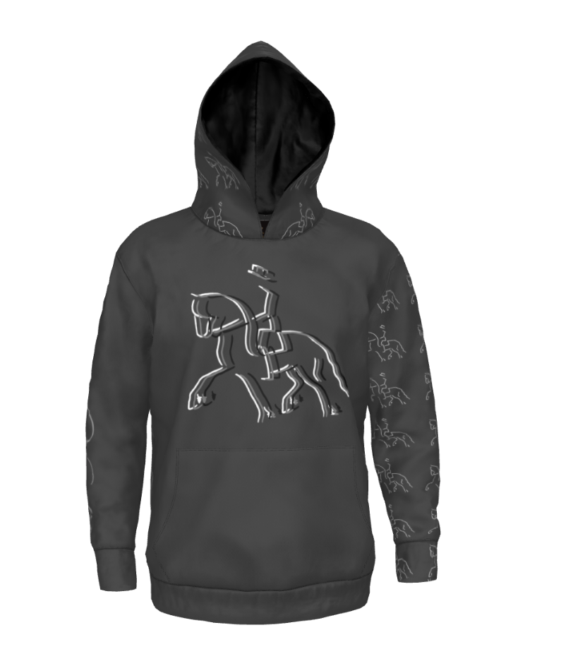 Jenny Veenstra Graphic Gray Hoodie