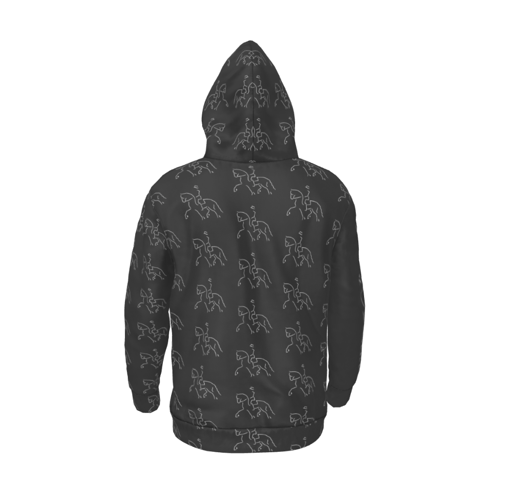 Jenny Veenstra Graphic Gray Hoodie