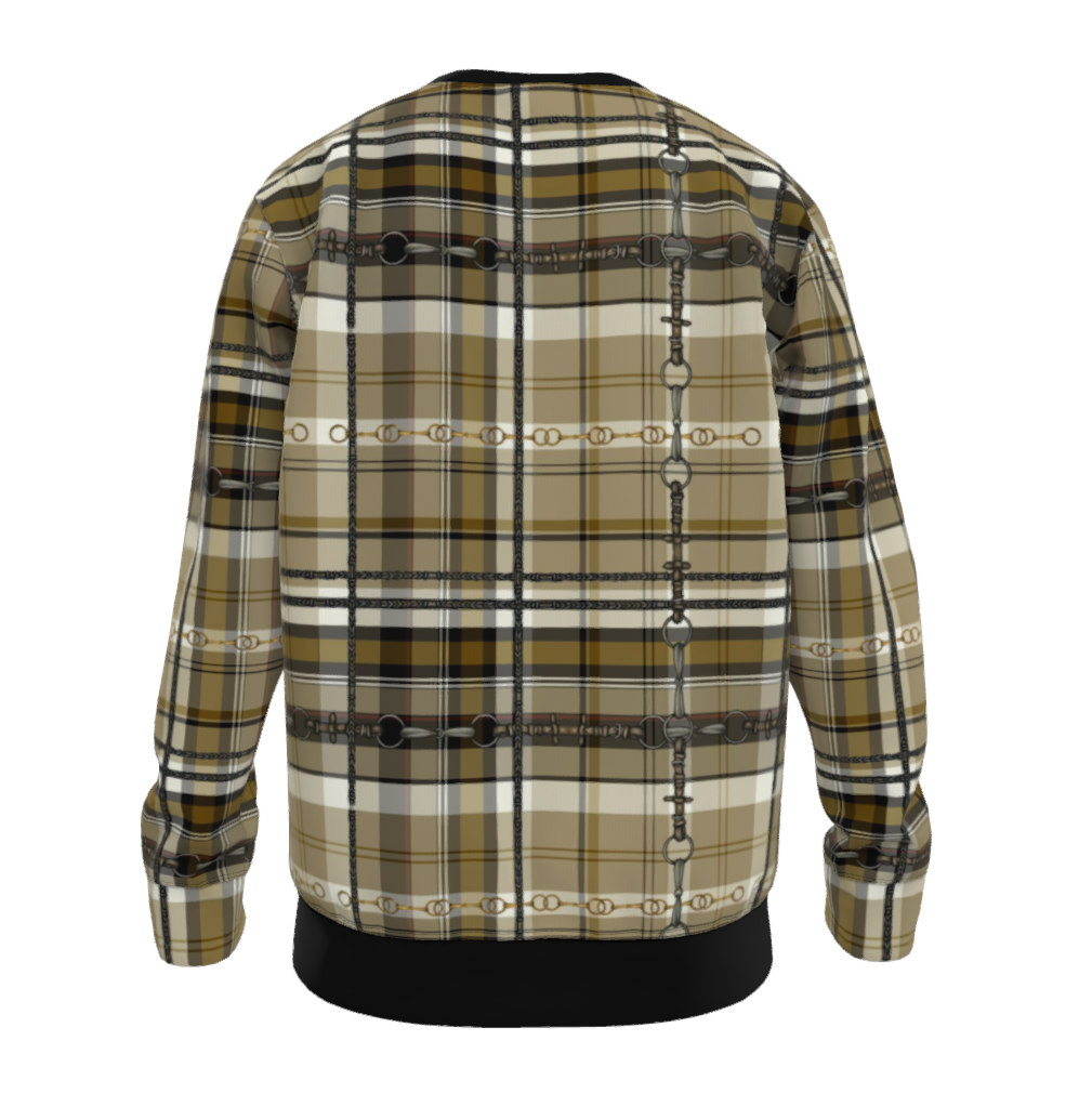 Dressage Piaffe Plaid sport Sweatshirt