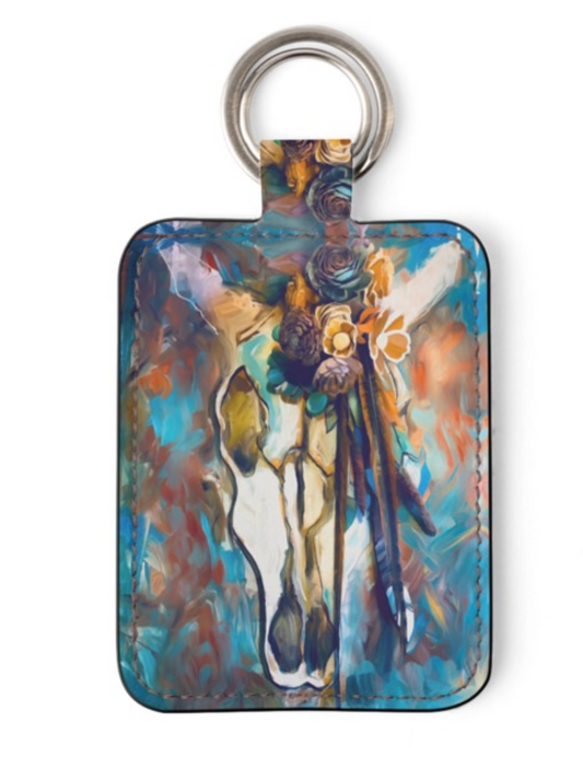 Southwestern Artistic Skull Key Ring