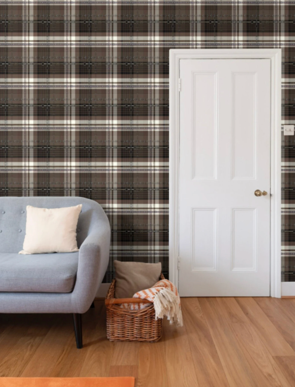 Brown Black Wallpaper Bit and Rein Pattern Luxury Equestrian Home Decor