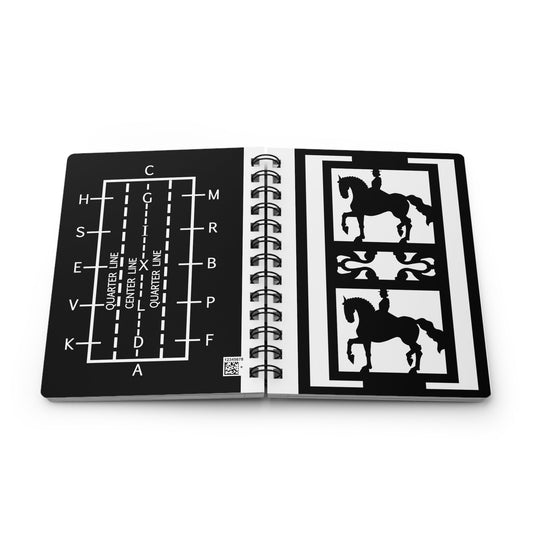 Dressage Show Arena Spiral Bound Journal