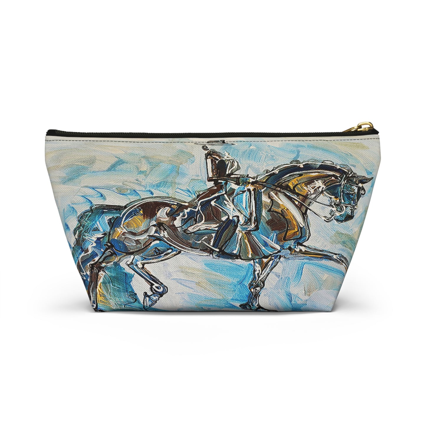 Copy of Black Equestrian Bit Accessory Pouch/Makeup Bag