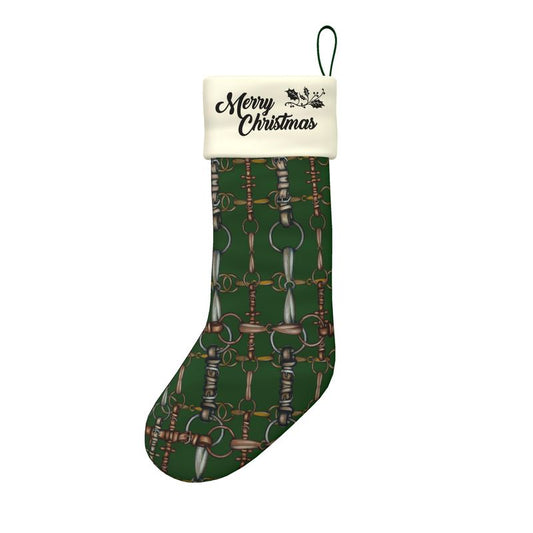 Equestrian Christmas Stocking, Horse Lover Decor, Equine Christmas
