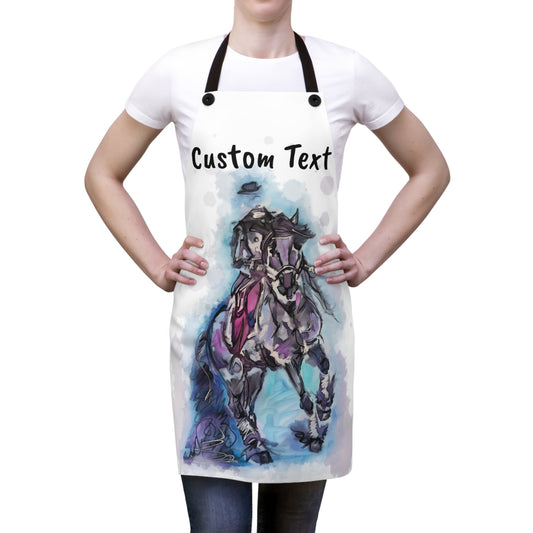 Custom Text Show Cloths Cover Apron. Protect your show cloths in style. Custom Text