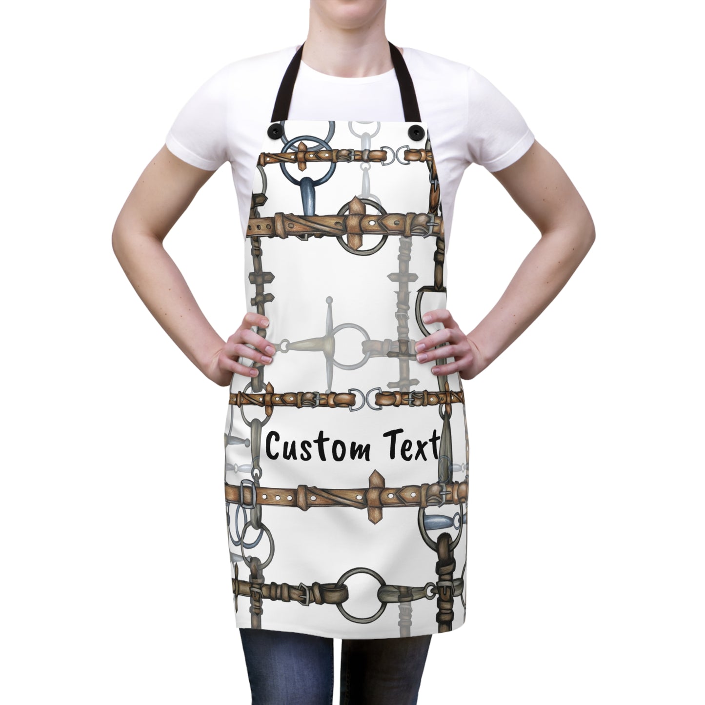 Custom Text Show Cloths Cover Apron. Protect your show cloths in style. Custom Text