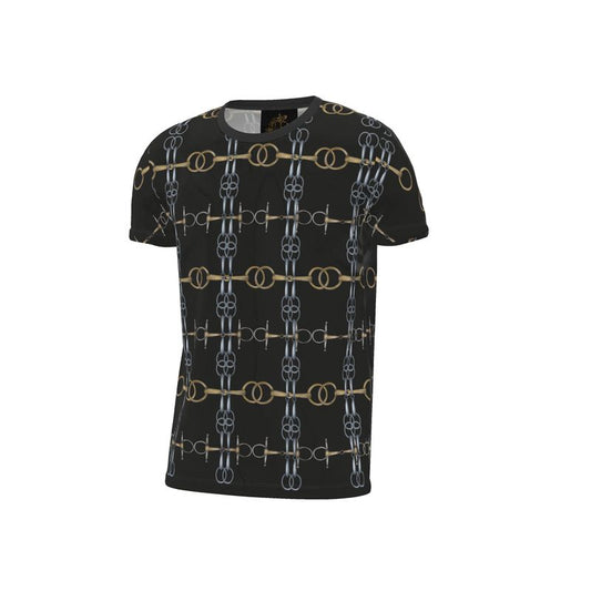 Black Bit Motif T Shirt
