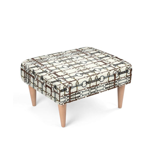 Ivory Chaos Bit Foot Stool