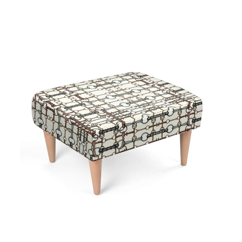 Ivory Chaos Bit Foot Stool