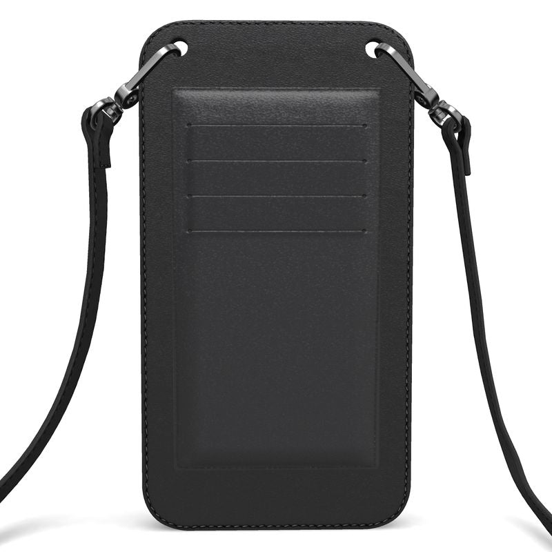 Black Equestrian Bit Motif Leather Phone Case