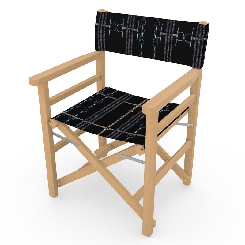 Custom Barn Name Horse Show Directors Chair