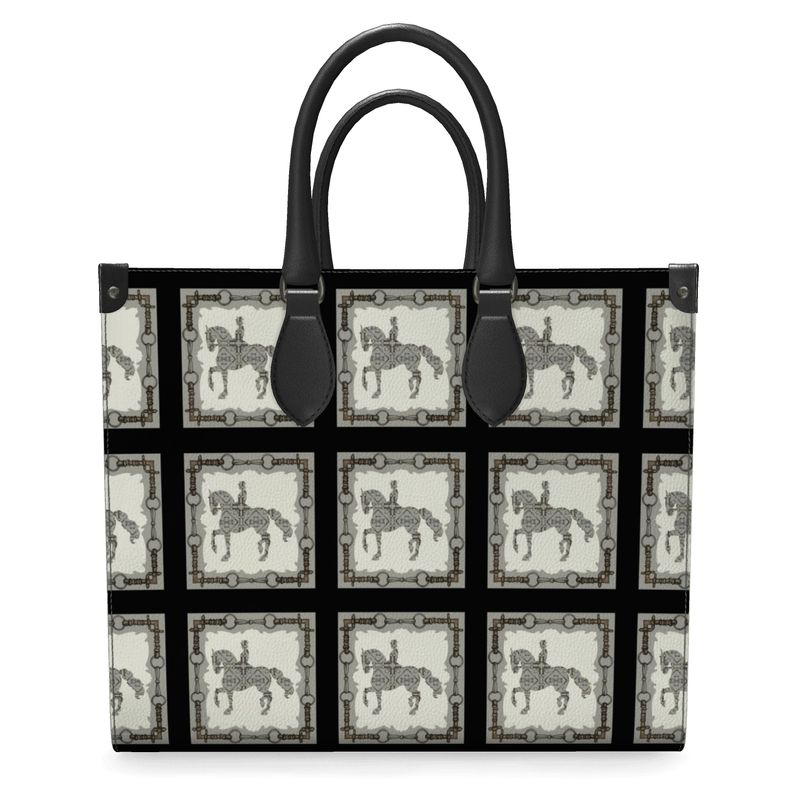 Dressage Leather Shopper Bag