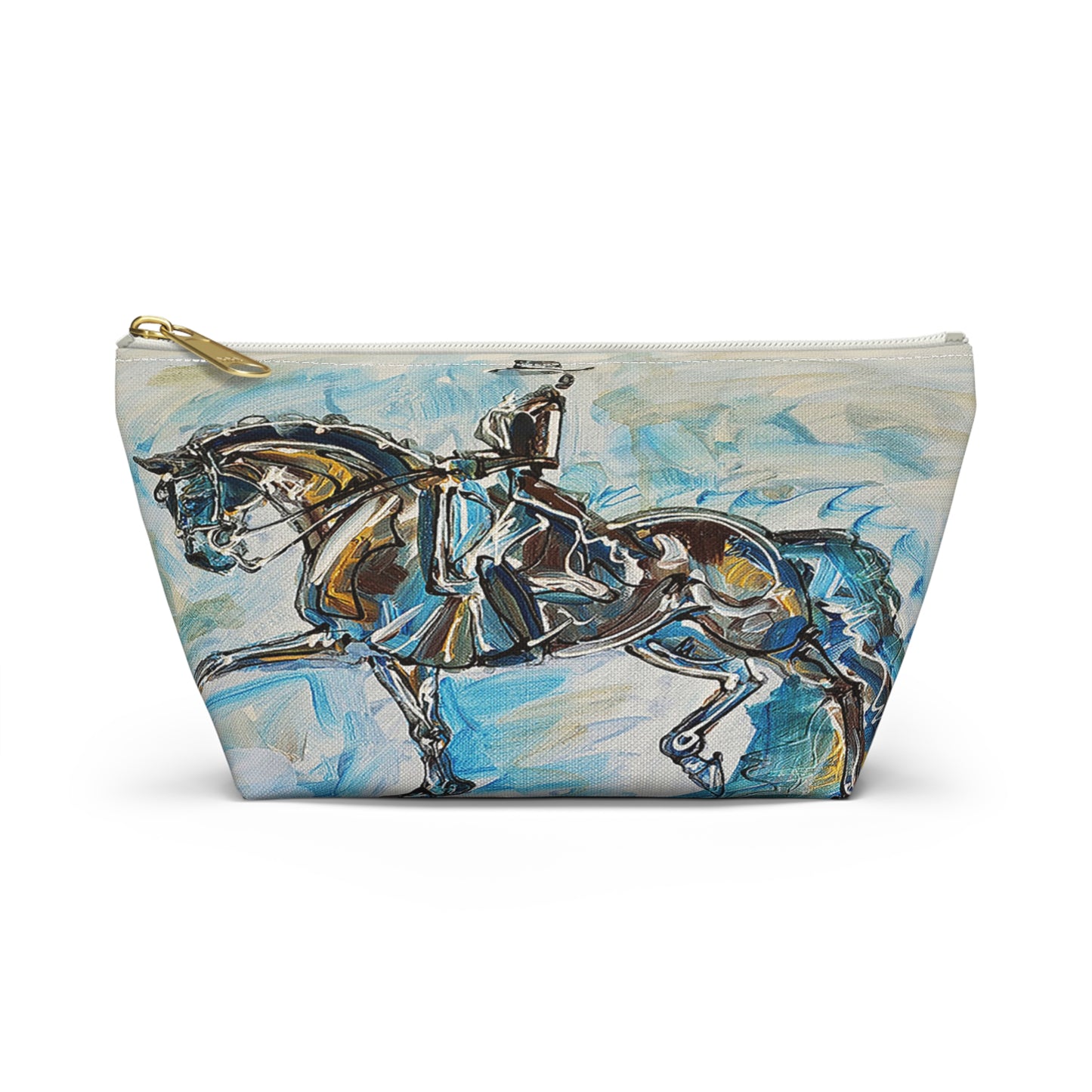 Artistic Horse Accessory Pouch/Makeup Bag