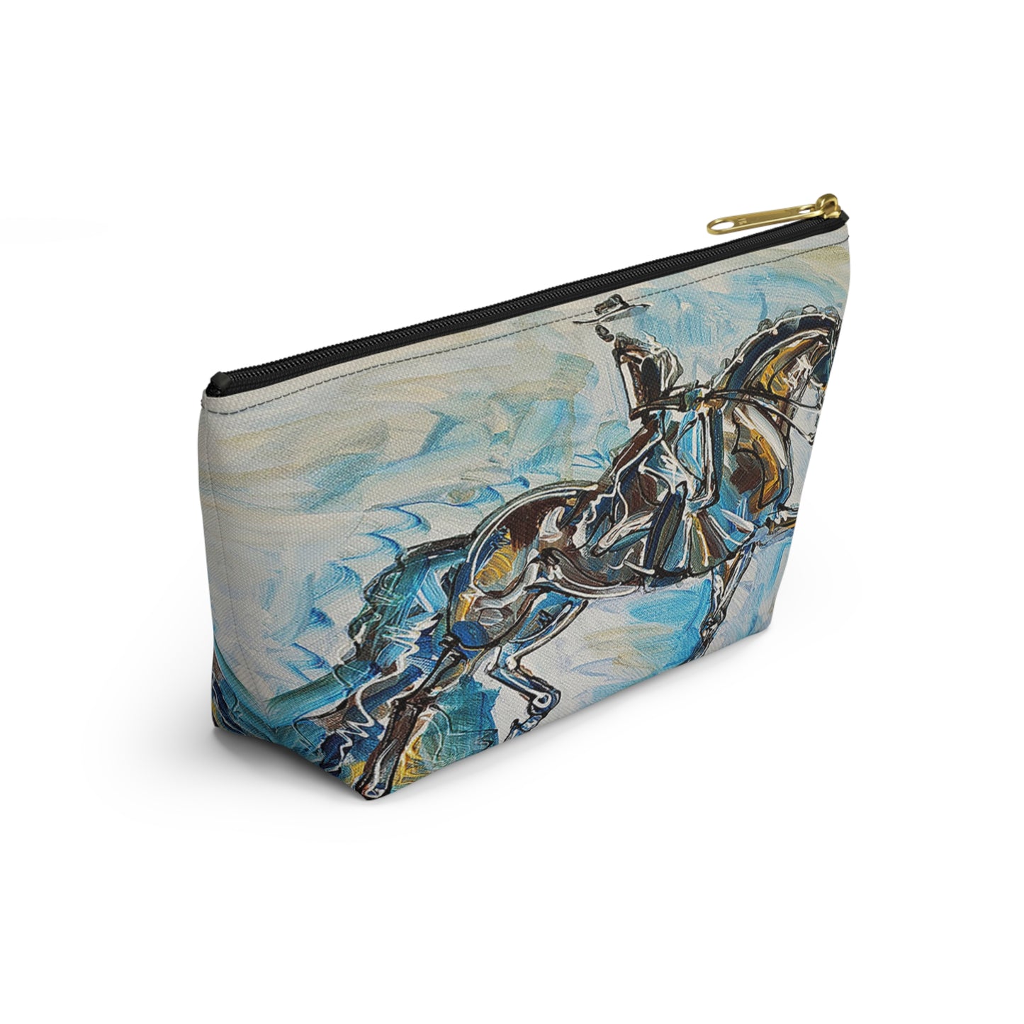 Artistic Horse Accessory Pouch/Makeup Bag