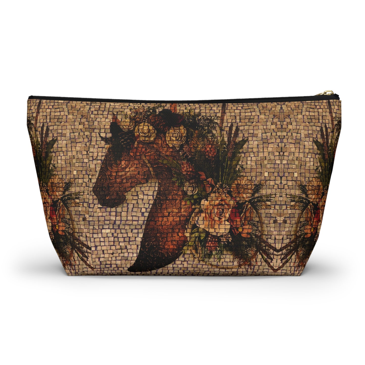 Artistic Mosaic Accessory Pouch/Makeup Bag