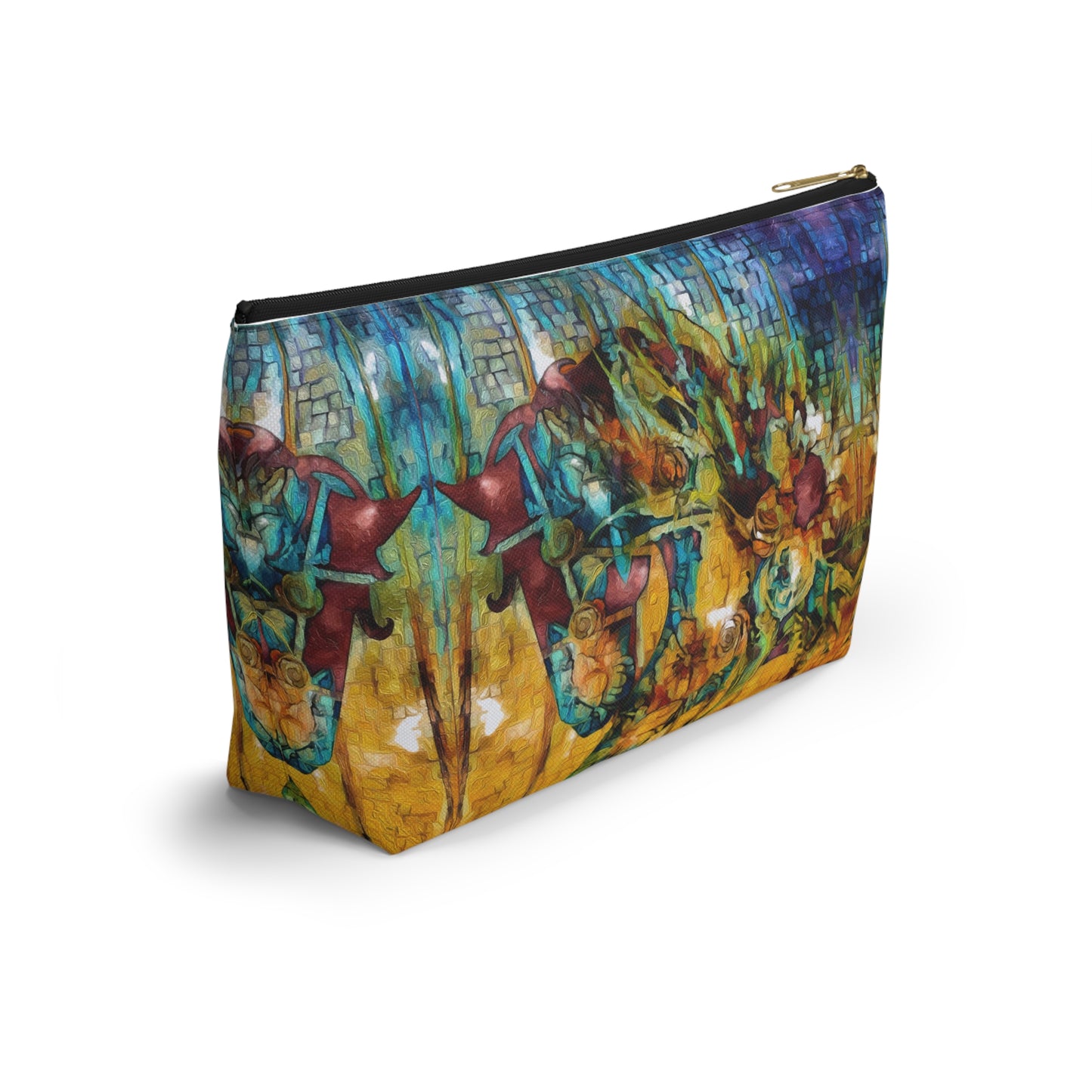 Artistic Horse Accessory Pouch/Makeup Bag