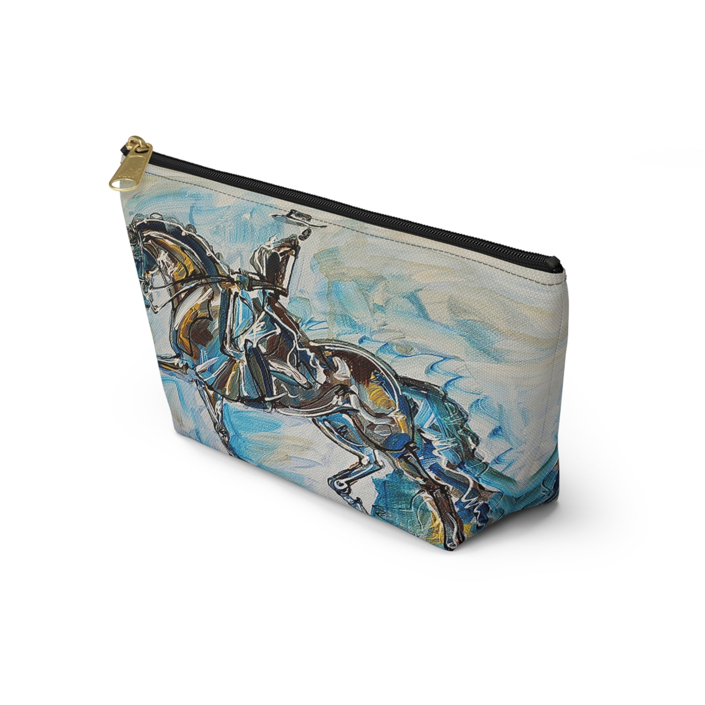 Artistic Horse Accessory Pouch/Makeup Bag