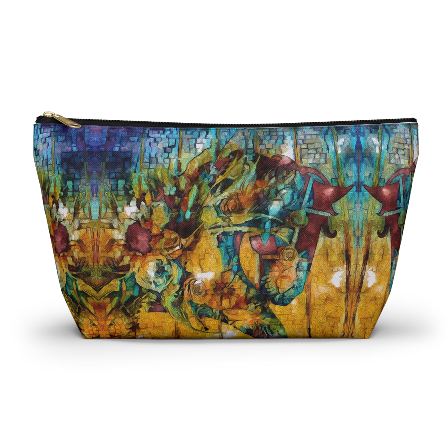 Artistic Horse Accessory Pouch/Makeup Bag