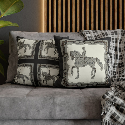 Dressage Bit Motif Pillow Case