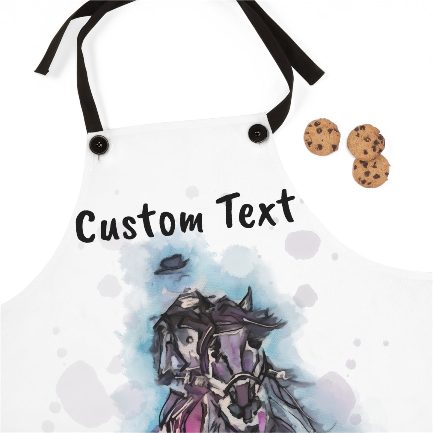 Custom Text Show Cloths Cover Apron. Protect your show cloths in style. Custom Text