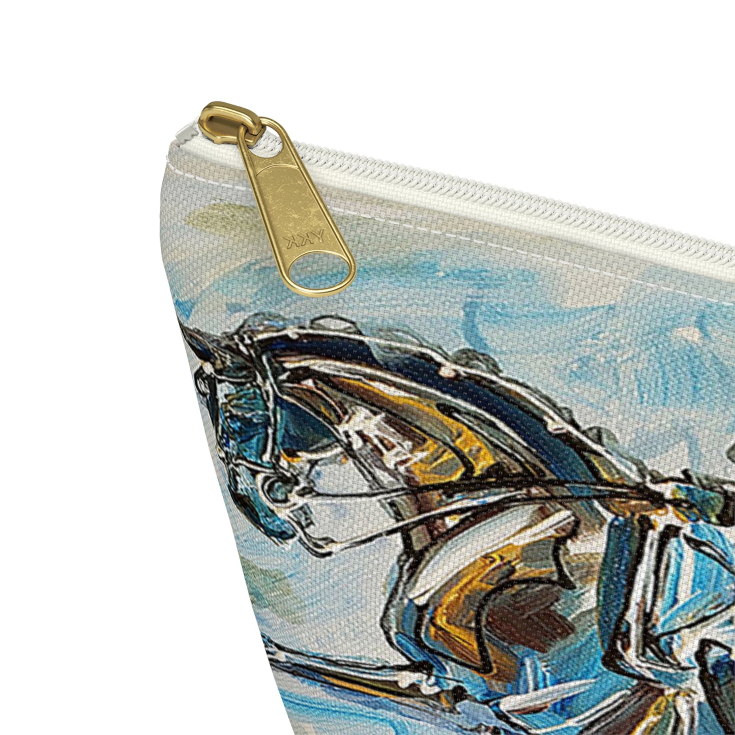 Artistic Horse Accessory Pouch/Makeup Bag