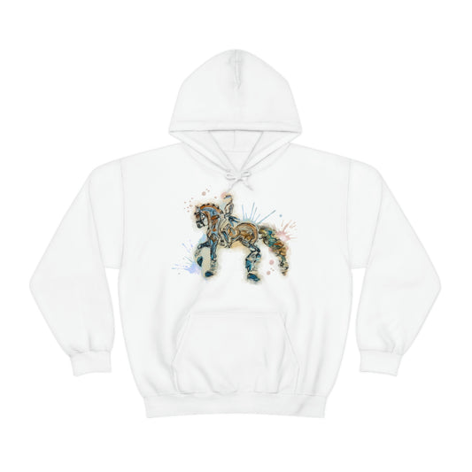 Unisex Watercolor Horse Hoodie