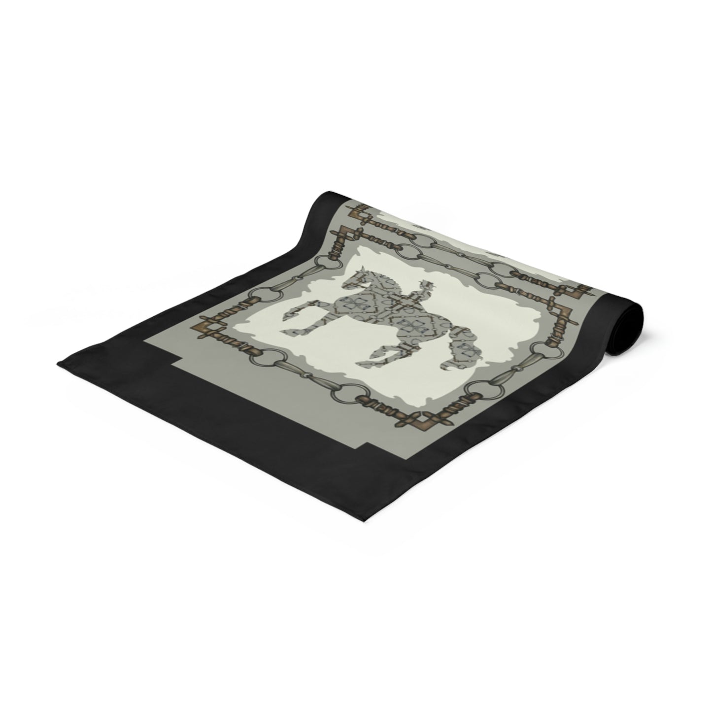 Dressage Bit Motif Table Runner