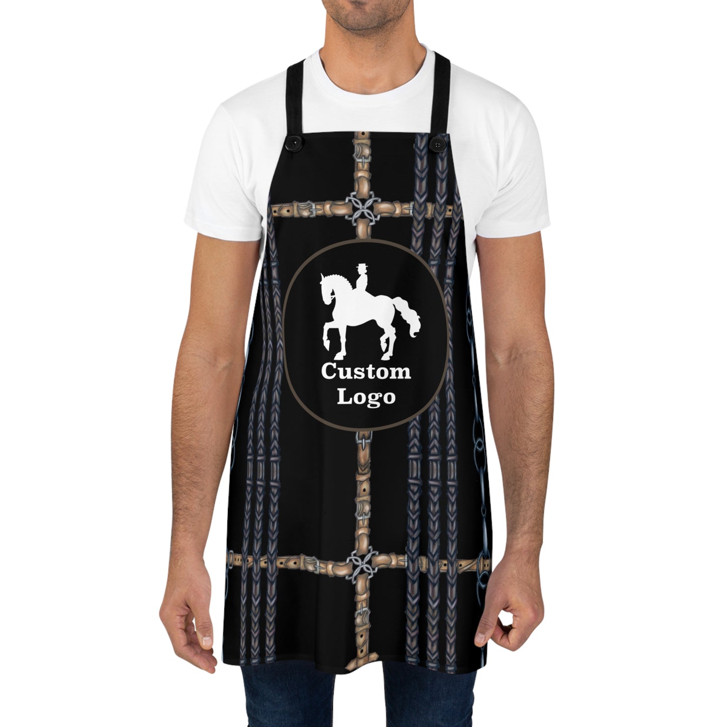 Customizable Equestrian Bit Horse Show Apron