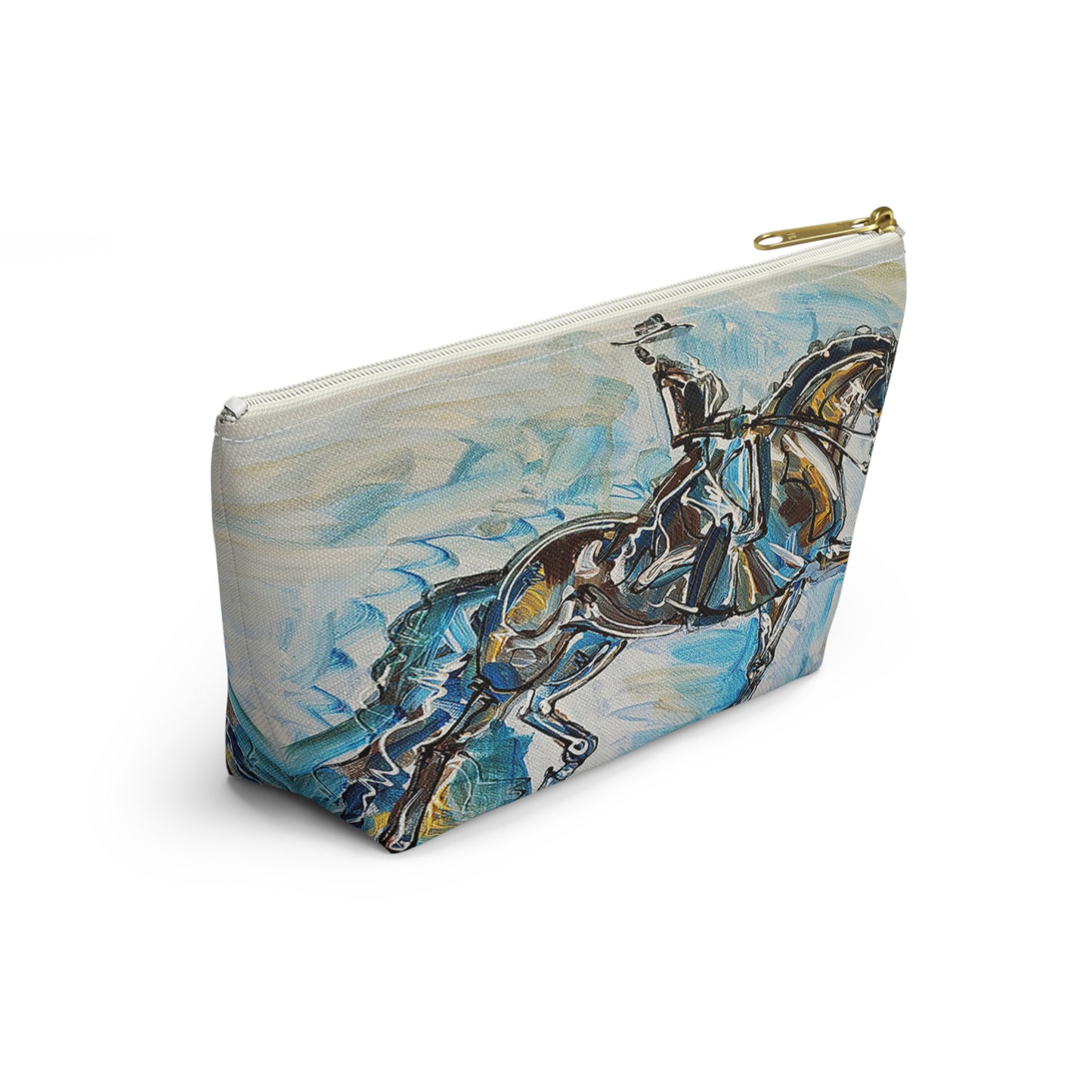 Copy of Copy of Black Equestrian Bit Accessory Pouch/Makeup Bag