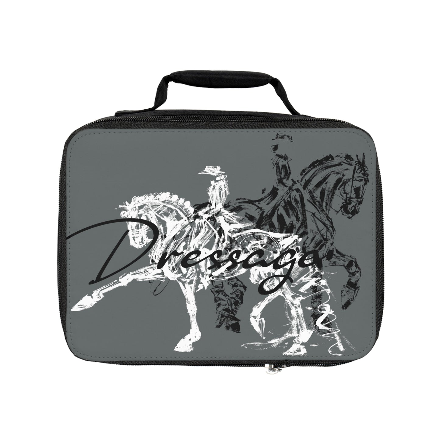 Insulated Dressage Motif Lunch Bag