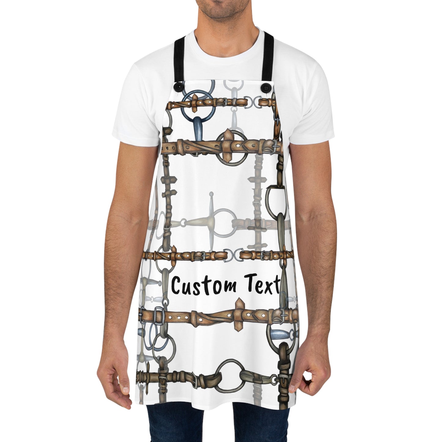 Custom Text Show Cloths Cover Apron. Protect your show cloths in style. Custom Text