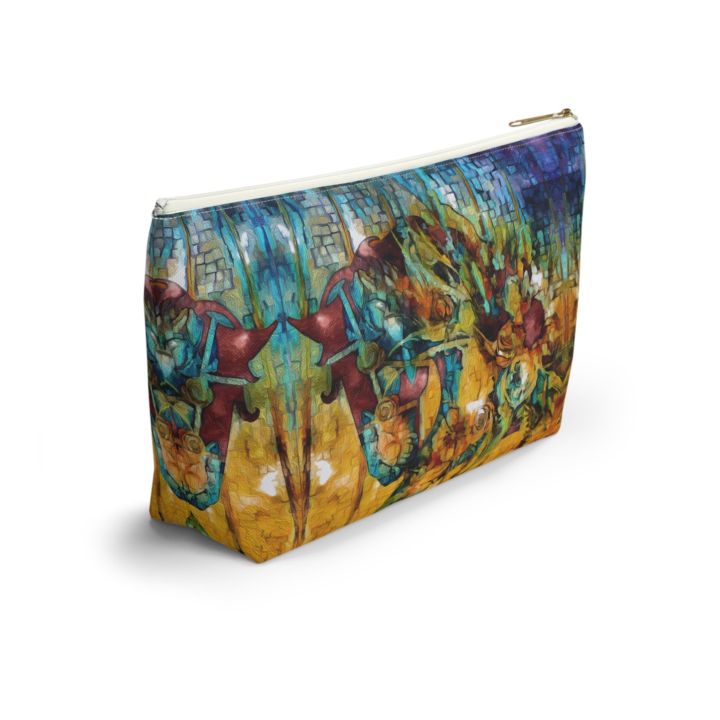 Artistic Horse Accessory Pouch/Makeup Bag