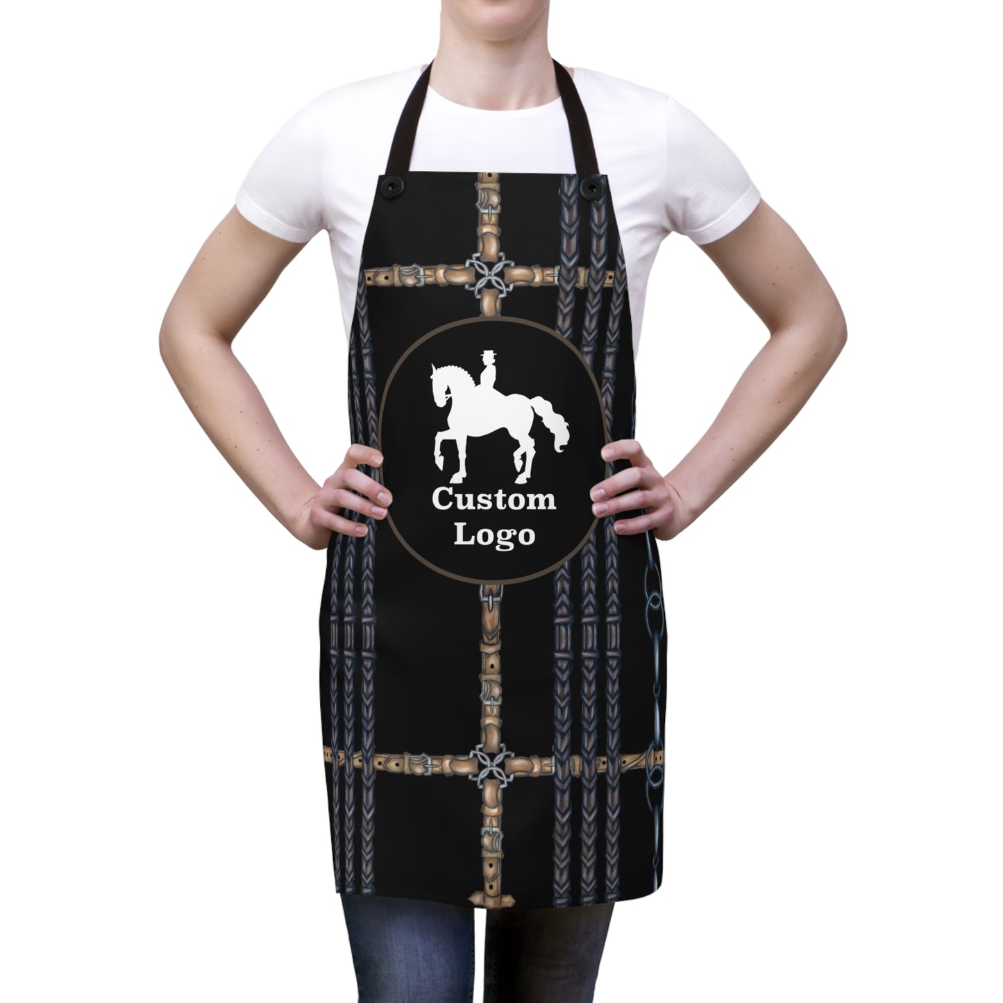 Customizable Equestrian Bit Horse Show Apron