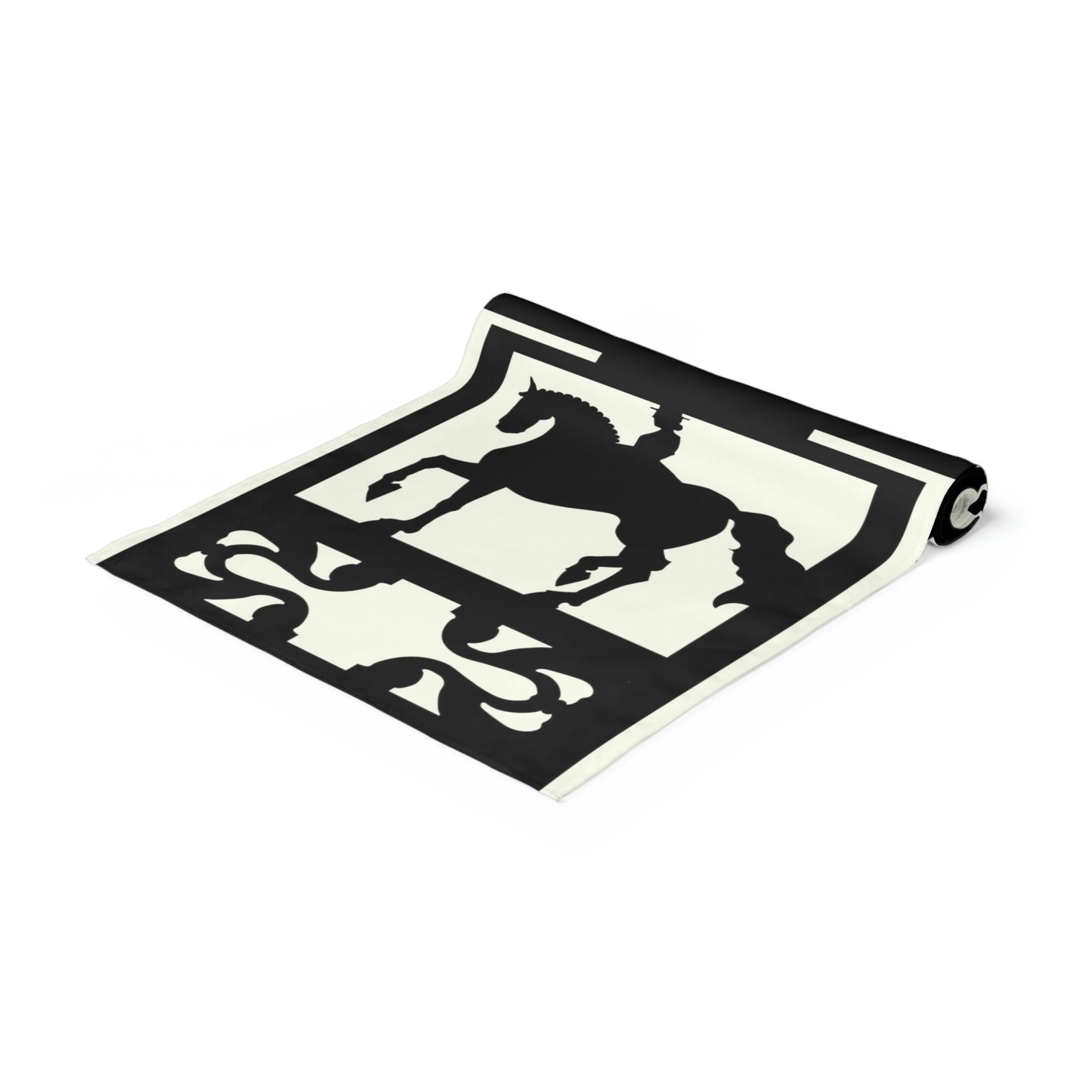 Dressage Piaffe Bit Motif Table Runner