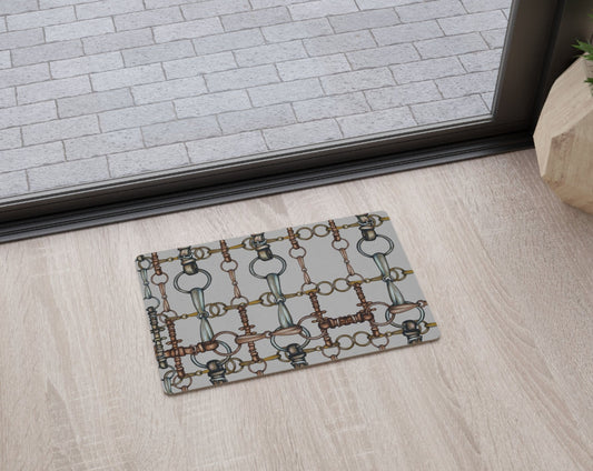 Gray Chaos Bit Box Floor Mat