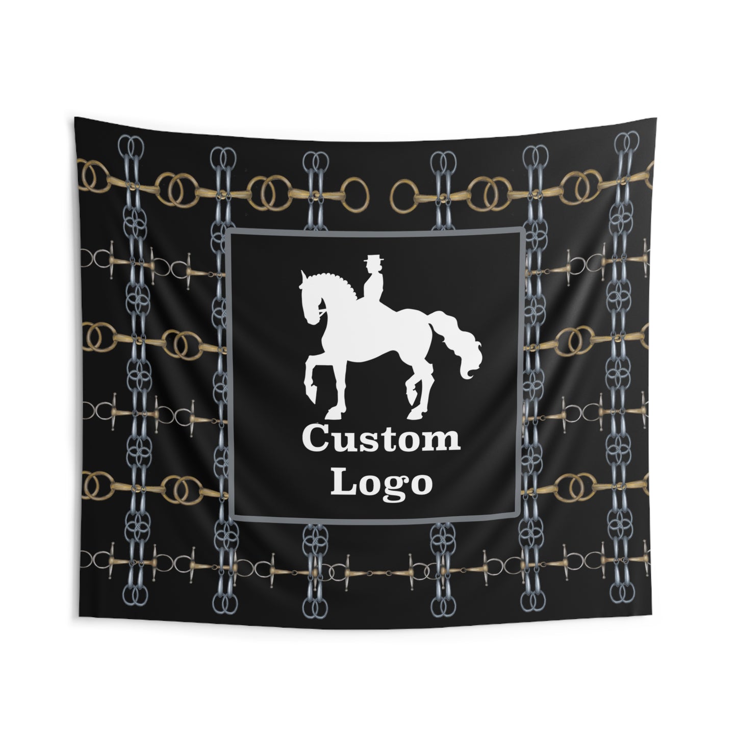 Custom Logo/Barn Name Horse Show Tapestry