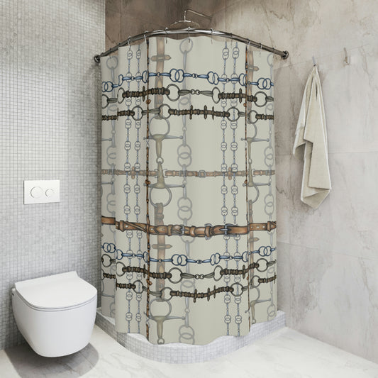 Equestrian Bit Shower Curtain