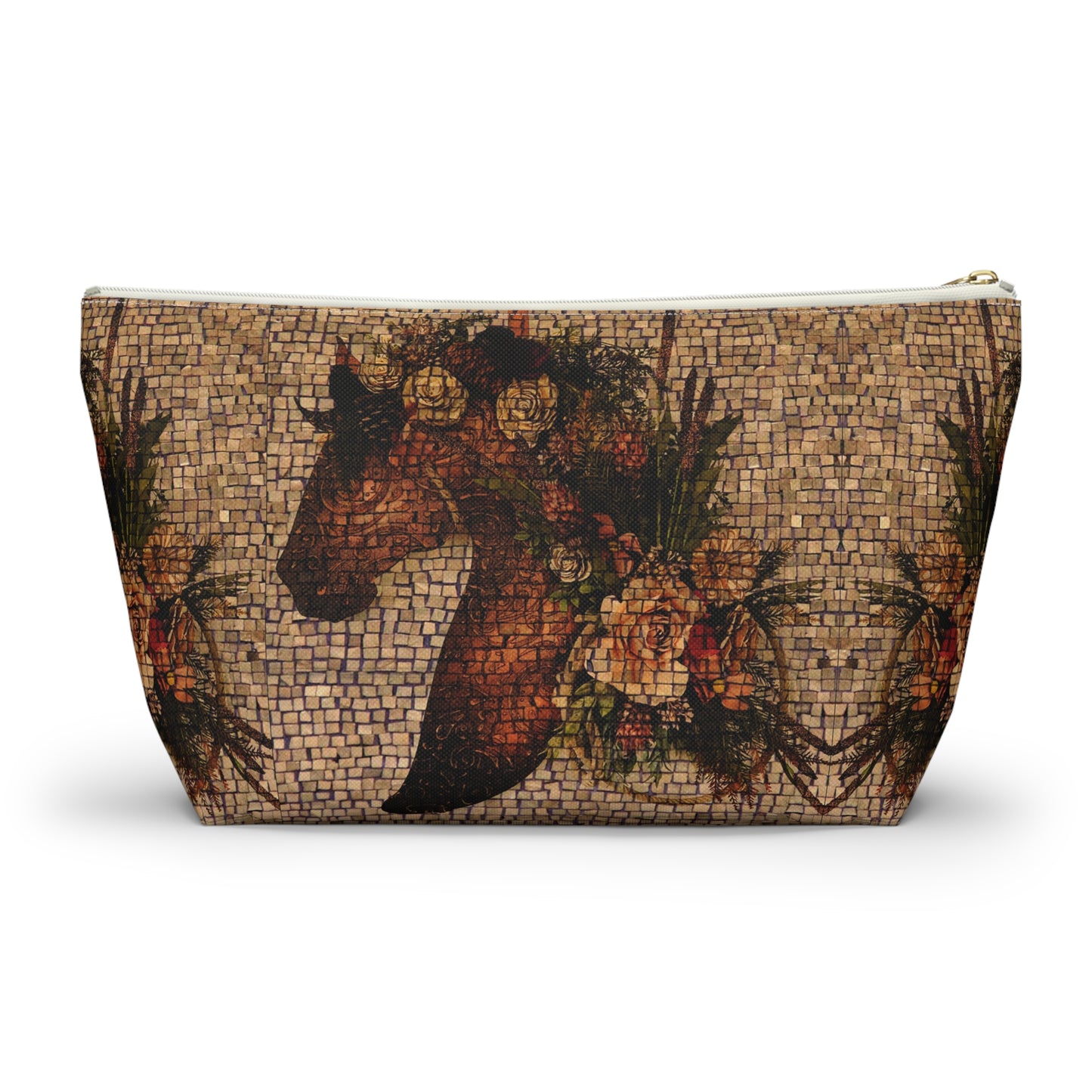 Artistic Mosaic Accessory Pouch/Makeup Bag